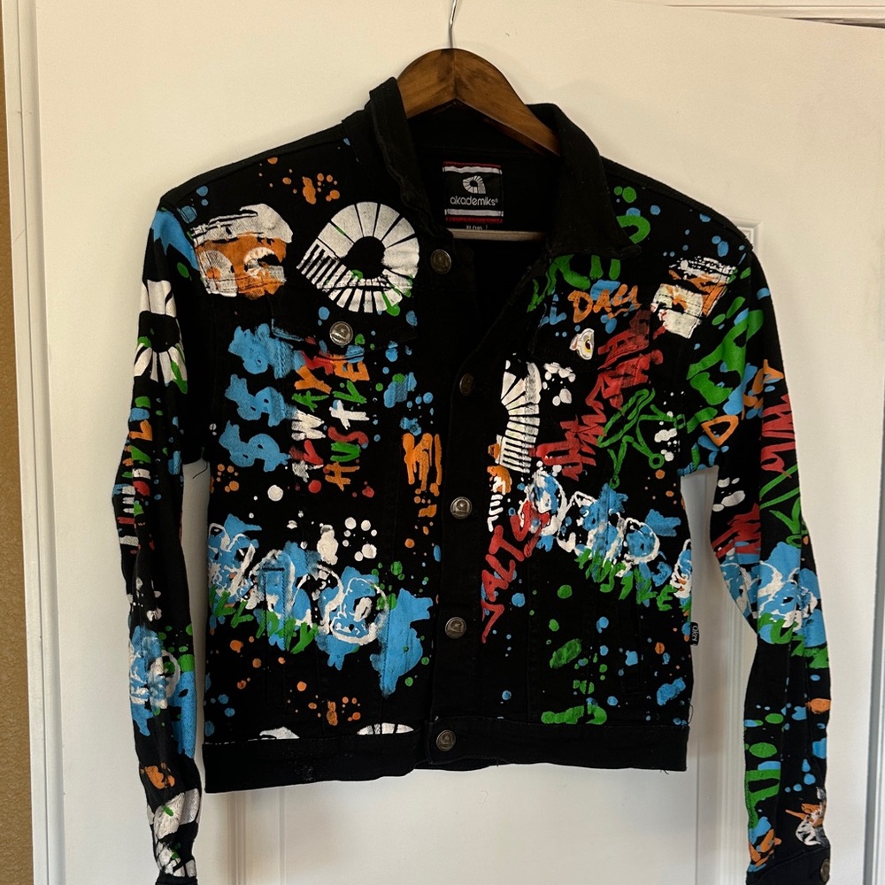 Akademiks Black Denim Jacket